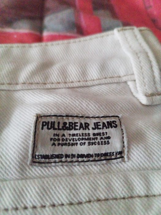 Calças wide leg cargo style Pull&Bear