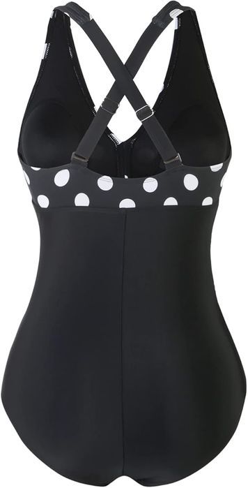 Kostium kąpielowy Damski w Kropki Wysoki Stan Rozmiar L