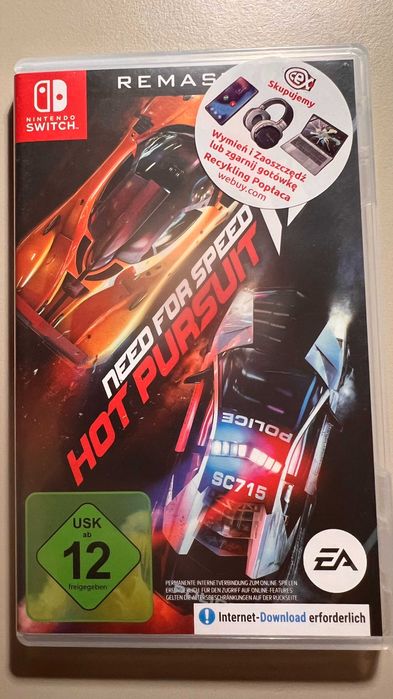 Gra na Nintendo Switch Need For Spead Hot Pursuit