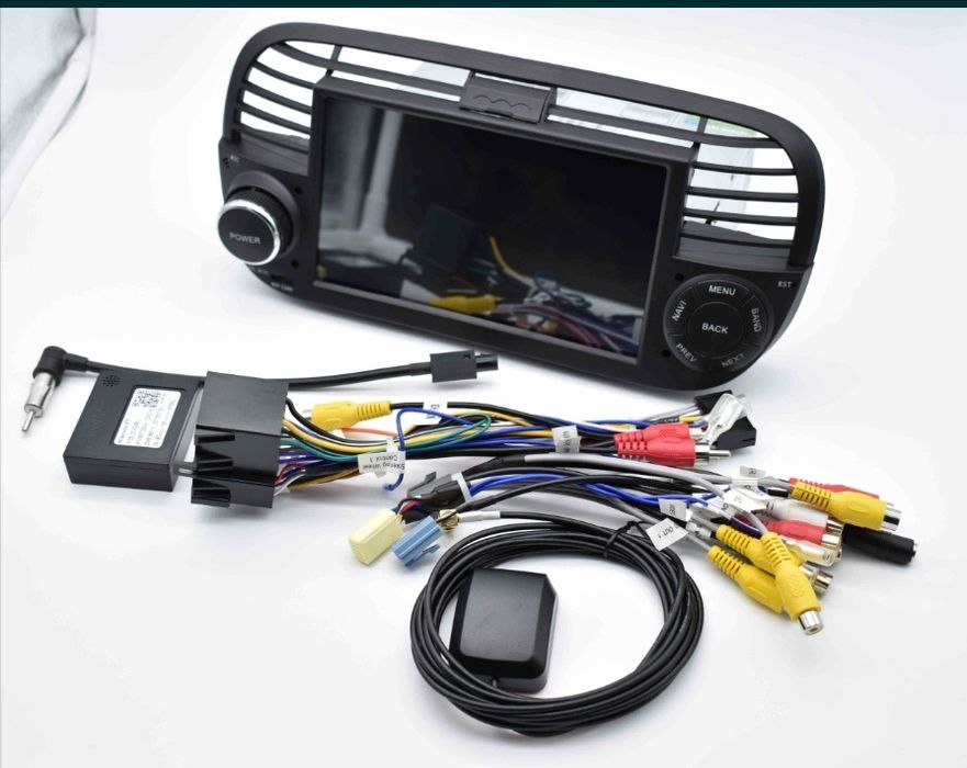 Radio 2 DIN Android Fiat 500  + Carplay + GPS + 2 GB RAM + 32 GB ROM
