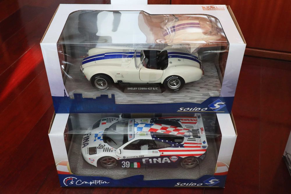Miniaturas 1/18 24h Le Mans e Muscle Cars Hotwheels / Solido