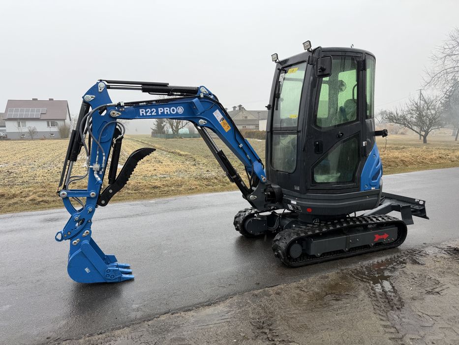 Minikoparka RIPPAA R22 Pro  2500 kg (kubota yanmar jcb)