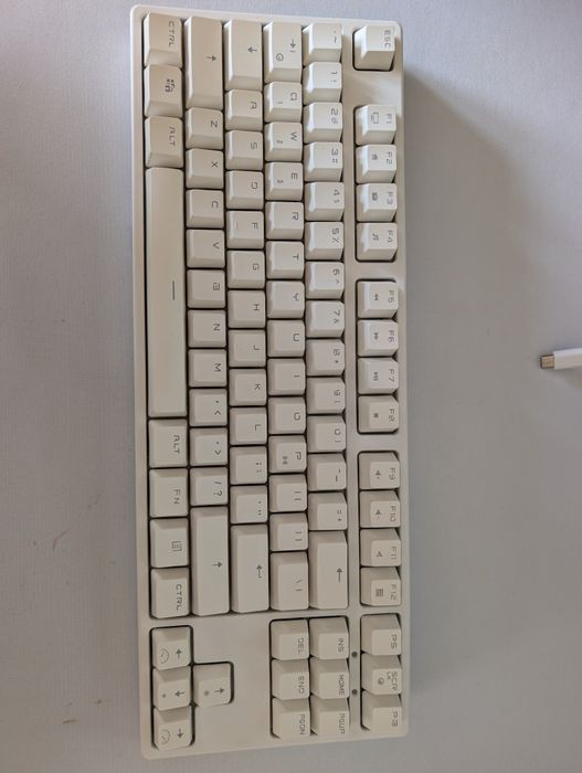 Механічна клавіатура Royal Kludge RK987A Cherry MX Red Біла Bluetooth
