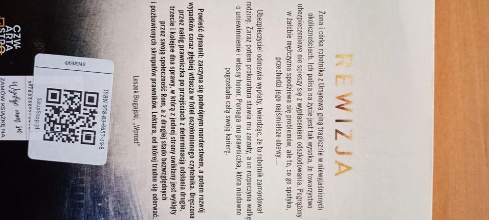 Rewizja . Remigiusz Mróz. Kryminał.