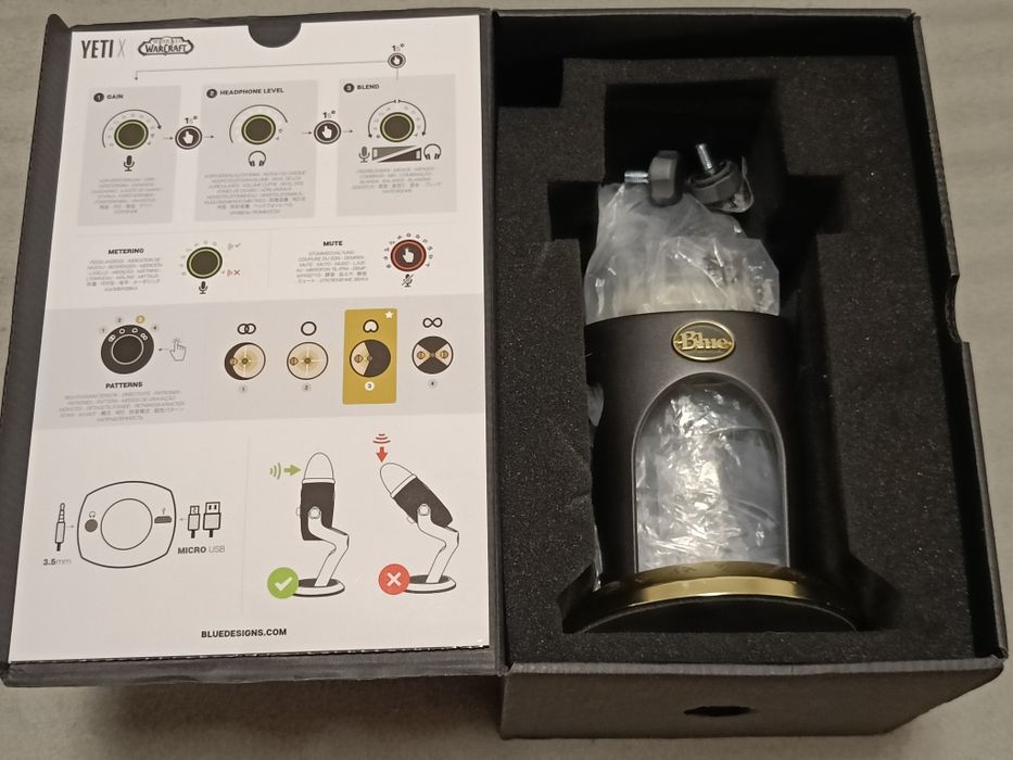 Mikrofon Blue yeti x warcraft