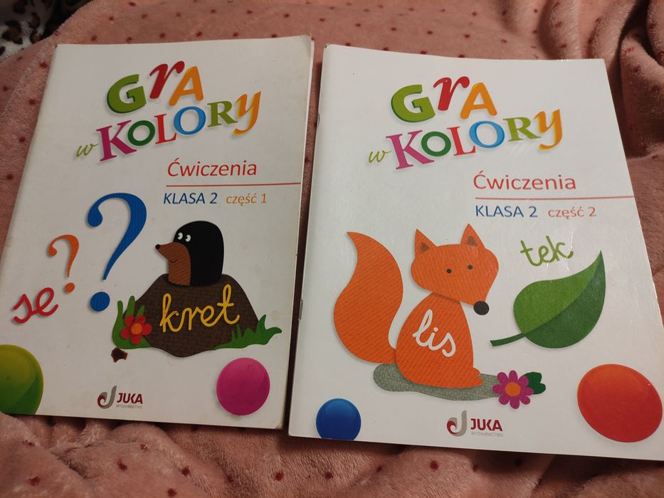 Gra w kolory ćwiczenia część 1 i 2 klasa 2