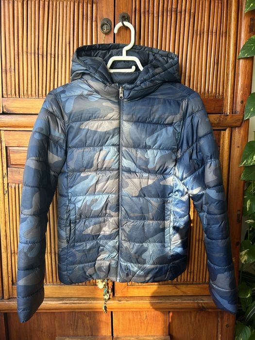 Casaco de penas reversivel Benetton