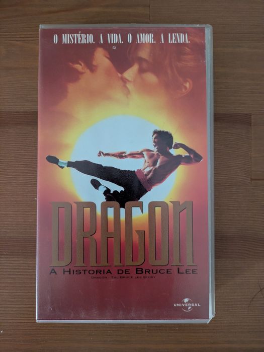VHS " Dragon - A História de Bruce Lee  " 1993 (Opt. Estado)