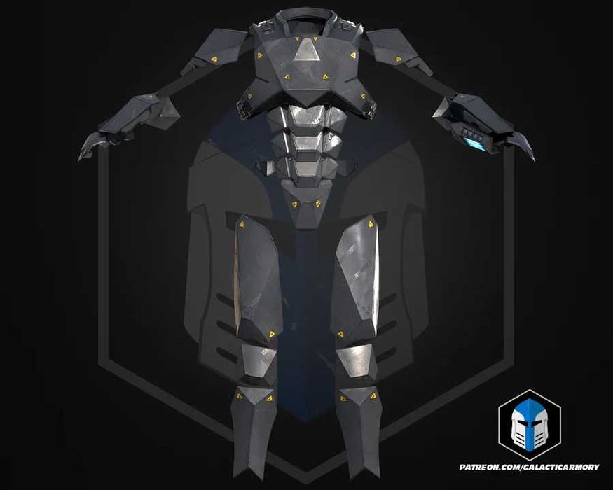 Zbroja Cosplay Null Cipher - Helldivers 1:1
