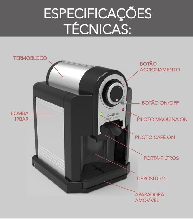 Máquina de Café Dimobilli D6