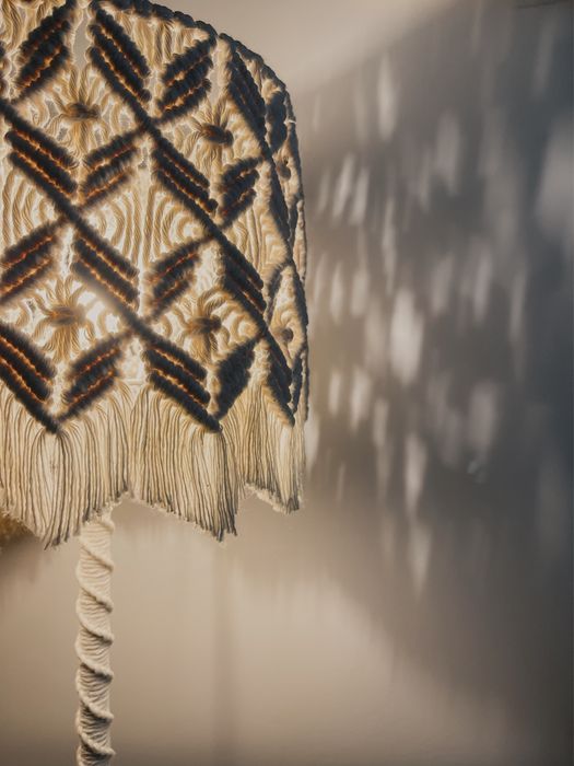 Sereno - lampa stojąca boho/japandi