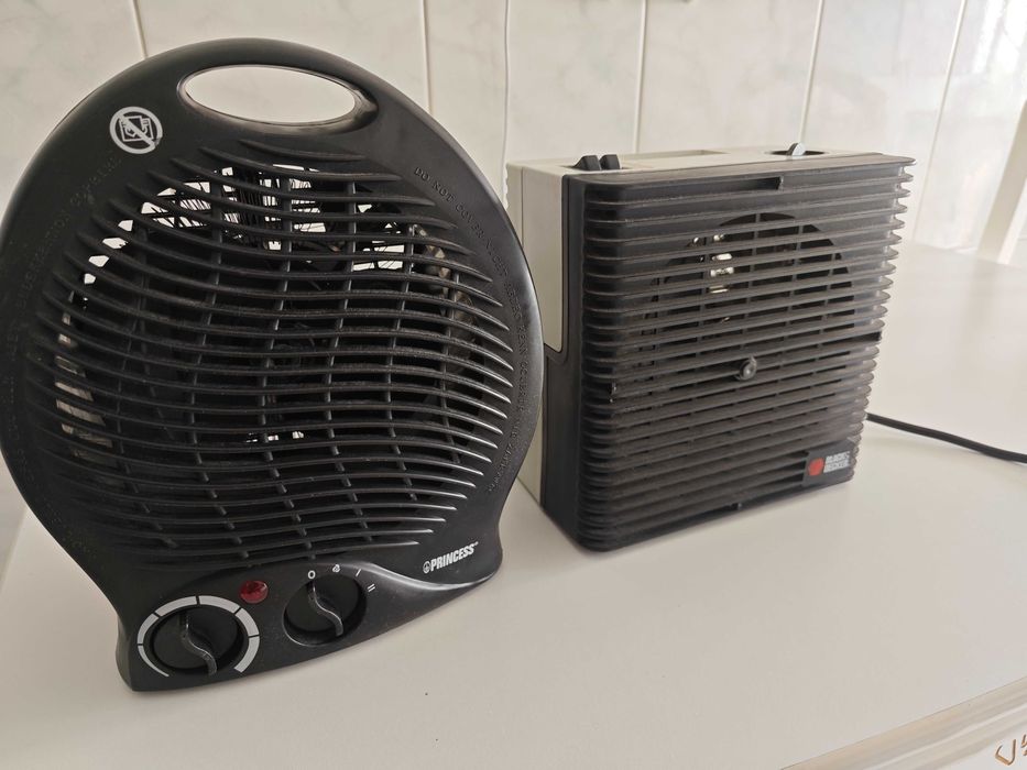 2 Termoventiladores 2000W - BLACK E DECKER E PRINCESS - Aquecimento low cost