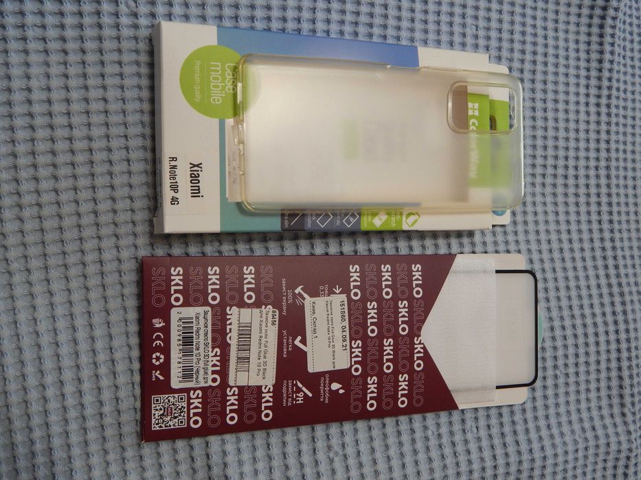 Чохол і захисне скло для Redmi Note 10 Pro НОВЕ