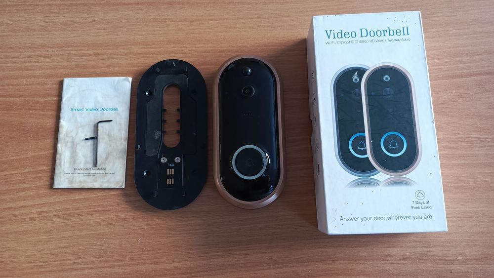 Дверно́й видеодомофон  DOORBELL  M6  1080p ,