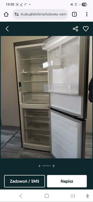 Lodówka Samsung Uzwana REZERWACJA