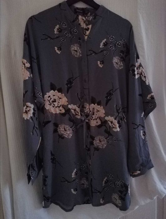 Sukienka boho szara