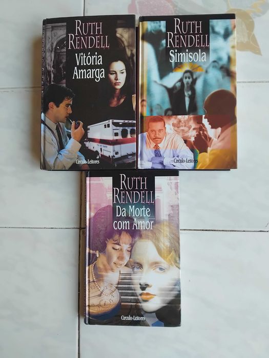 3 Livros Policiais de Ruth Rendell - CL