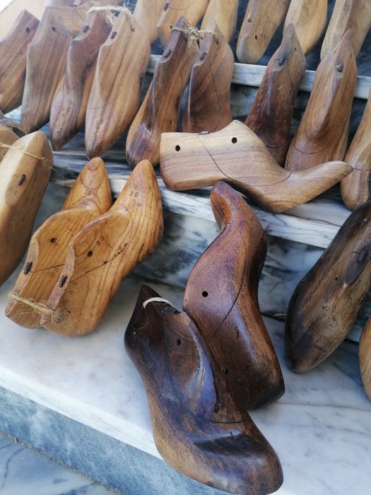 Formas Sapatos Madeira Anos 50-60 Vários modelos Coleção Decorativas