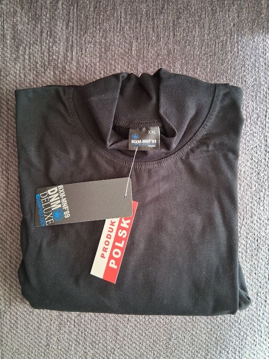 Nowy Czarny półgolf męski r. XXL