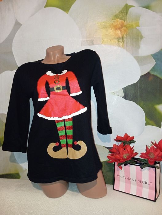 Новогодний праздничный регланчик р.S