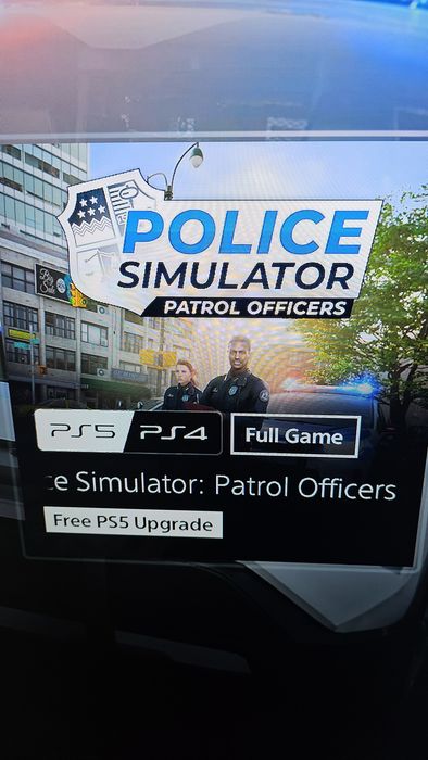 Police Simulator Patrol Officers PS4 PS5 PlayStation 4 5