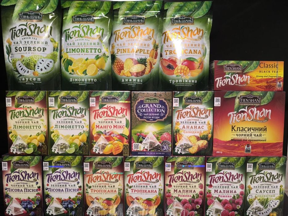 Чай чорний/зелений Сонет Сан гарденс Тянь-шань