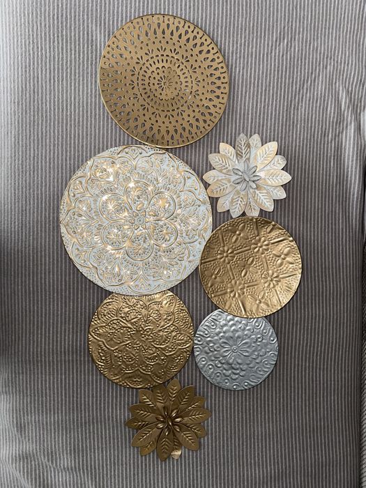 Metalowa dekoracja na sciane