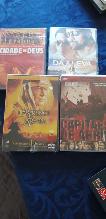 DVDs embalados - nunca abertos