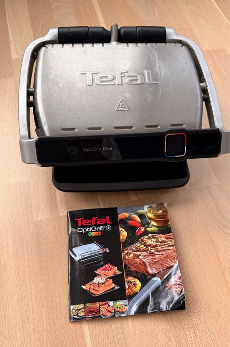 Tefal OptiGrill Elite GC750D30 — автоматичний смарт-гриль | Ідеальний стан