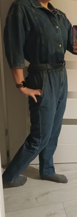 Kombinezon jeansowy dżinsowy 36 s denim