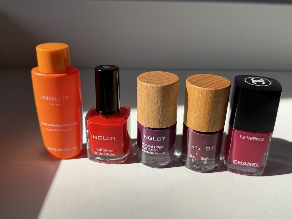 zestaw lakierów do paznokci inglot chanel