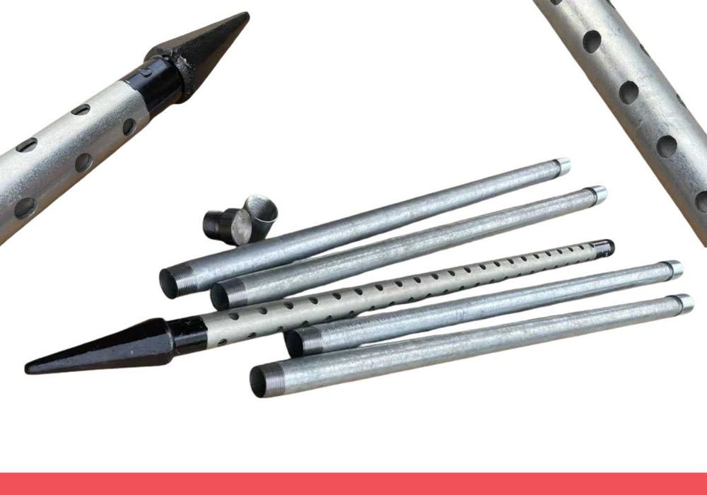 Studnia Wbijana Abisynka Szpilka Wodna Do Wbijania Szpic ZESTAW 5,15 m