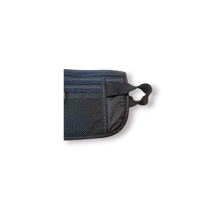 Pochete/Bolsa Cintura DELSEY– Viagem & Segurança | Preta | Multibolsos