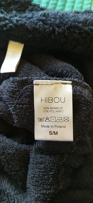 Przesyłka gratis HIBOU kombinezon Romper Shelby czarny 90% bambus
