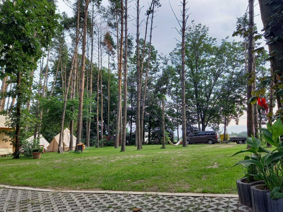 Glamping, pole biwakowe, kampery, namioty, przyczepy kempingowe