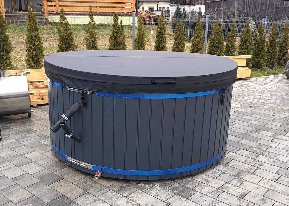 Balie ogrodowe z piecem na drewno, jacuzzi ogrodowe. Dostępne od ręki