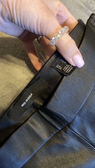 Шкіряні штани отеплені