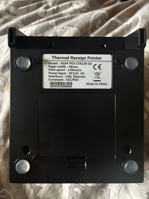 Чековий принтер ASAP POS C58120 USB+Ethernet (для ПРРО)