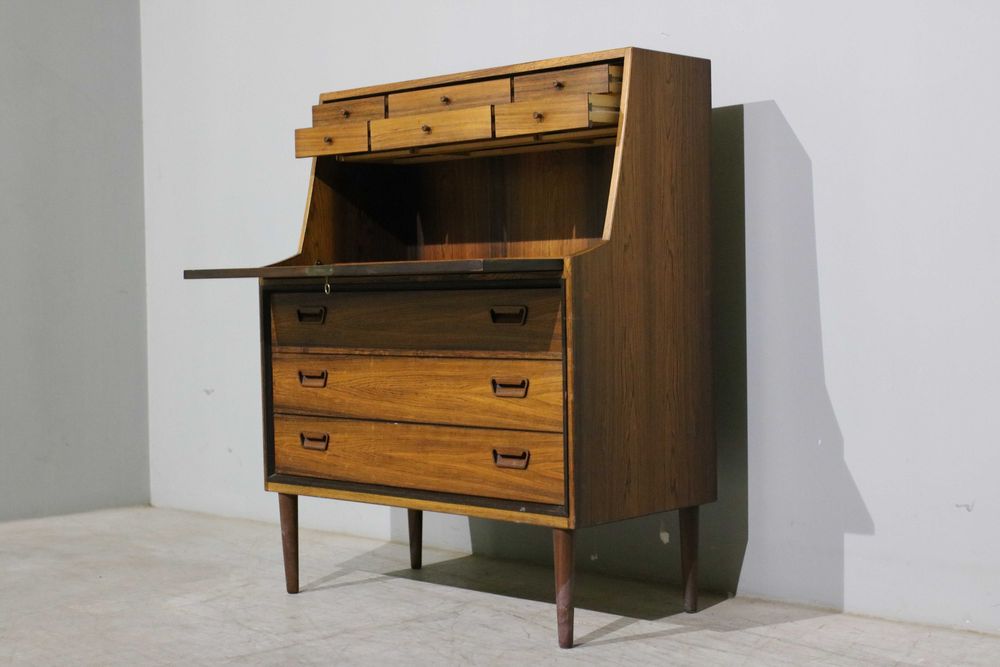 Escrivaninha dinamarquesa em pau santo | Mid Century Modern