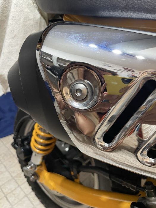 Chapa sileciador escape honda monkey