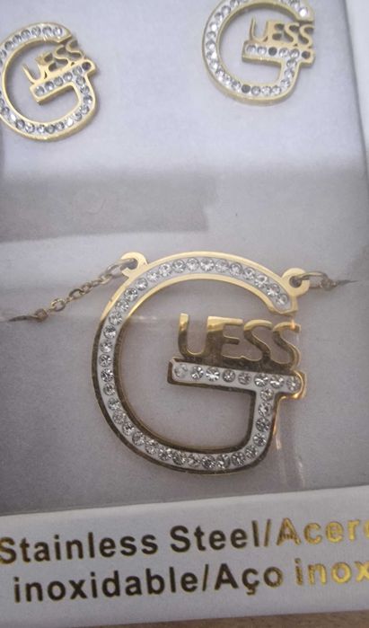 Conjunto Guess-Fio e brincos