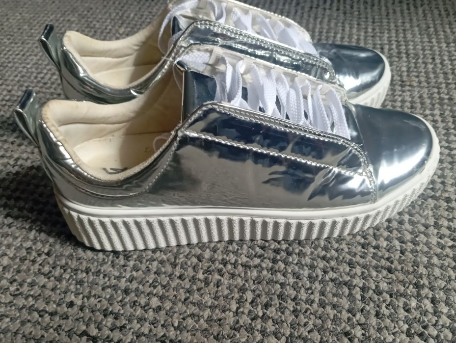 Buty damskie trampki sneakersy chrom r. 39