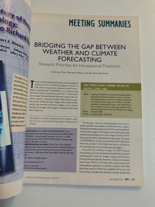 BAMS - Bulletin of The American meteorological society