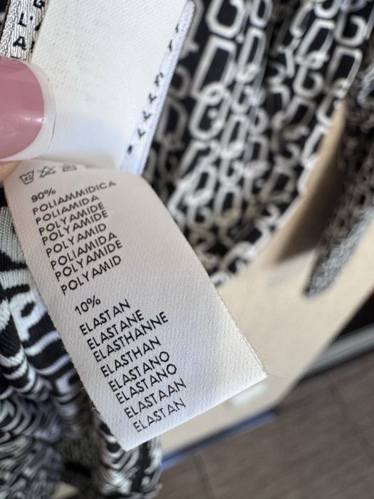 лонгслів  dolce & gabbana з монограмним принтом, оригінал