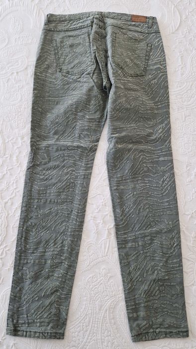 Calças verdes Zara, tamanho 36