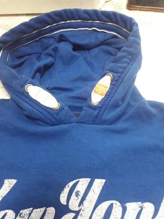 Теплая кофта с капюшоном  до 12 лет на байке