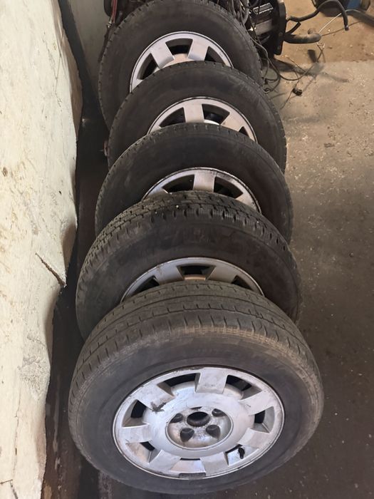 VW T4 Multivan ALUFELGI R 15 z oponami 7 mm komplet faktura