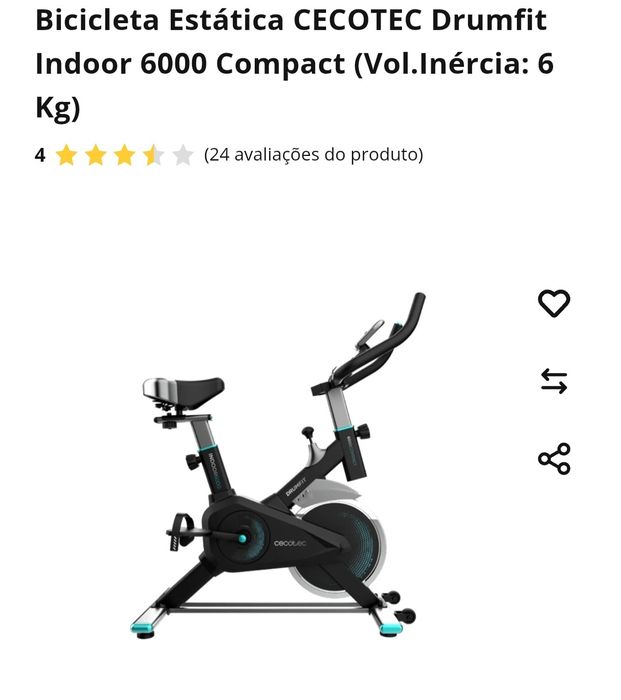 Cecotec Static Bicycle454886664658626560