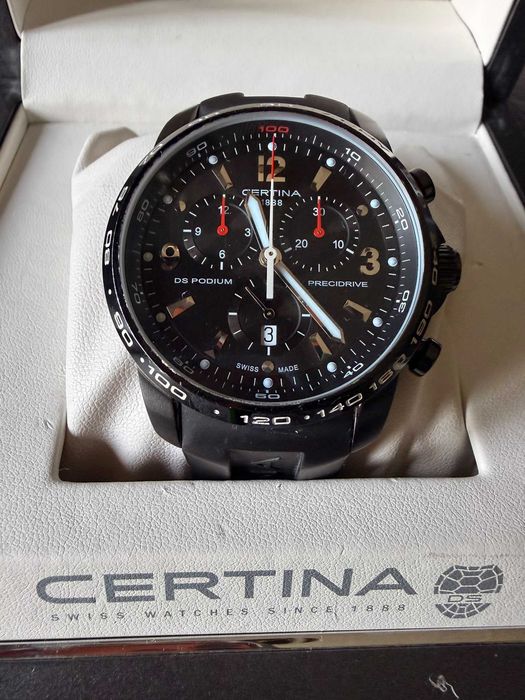 Szwajcarski Certina DS Podium Big Chrono Precidrive | Salon W.Kruk 2021 | Box I Stan BDB