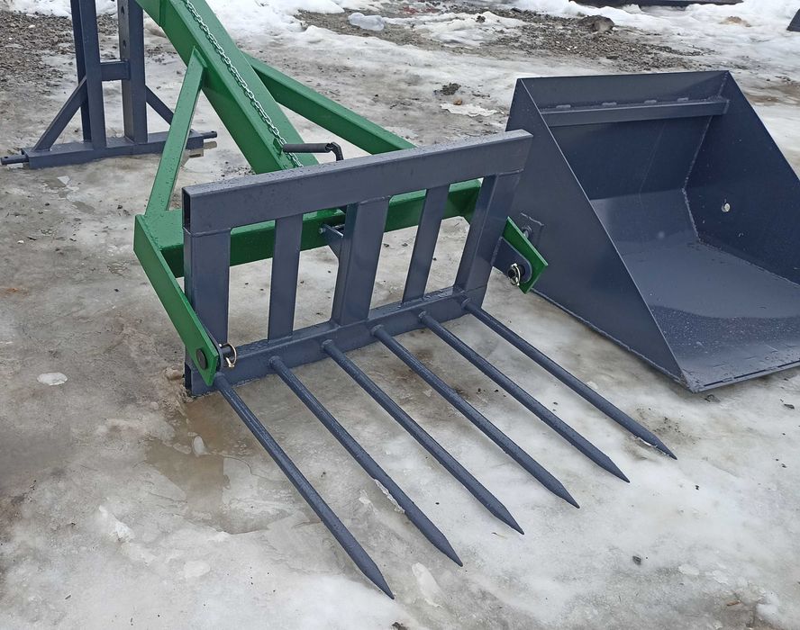 Na tył ciągnika Podnośnik 2025 Łyżka Widły do obornika Ładowacz DOWÓZ